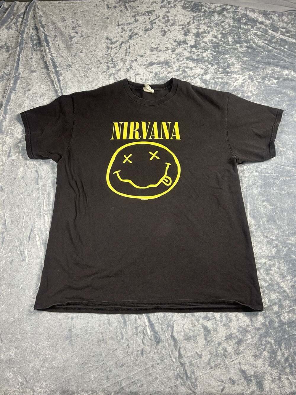 Nirvana Smiley Face Graphic Band T-Shirt (2016)